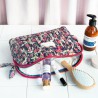 Trousse Maquillage – Bindi Atelier | Coton Matelassé Fait Main, 21x11cm
