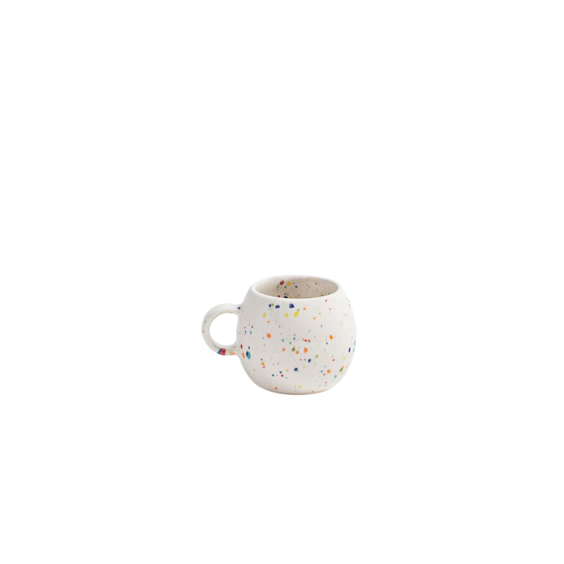 Mug boule - Party Blanc - 90 ml - Egg back Home