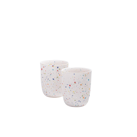 Tasse à l'unité - Party Blanc - 220ml - Egg back Home