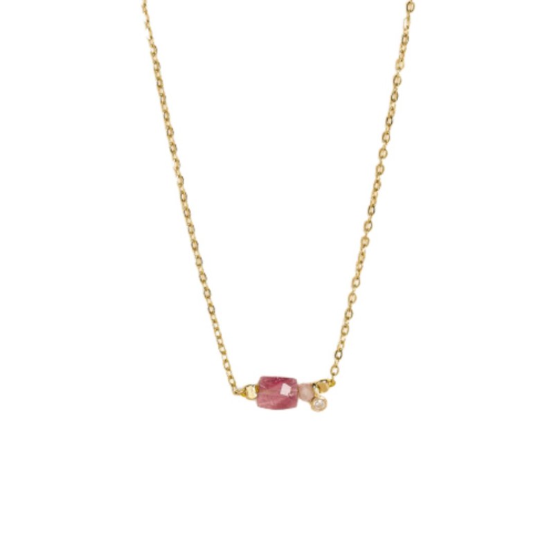 Collier Aime Rose – Collier fin & raffiné en doré | By Garance