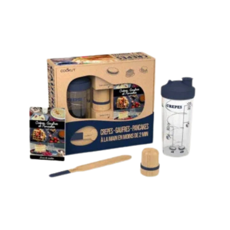 Coffret Miam Crêpes – Cookut | Shaker, recettes & tartineur