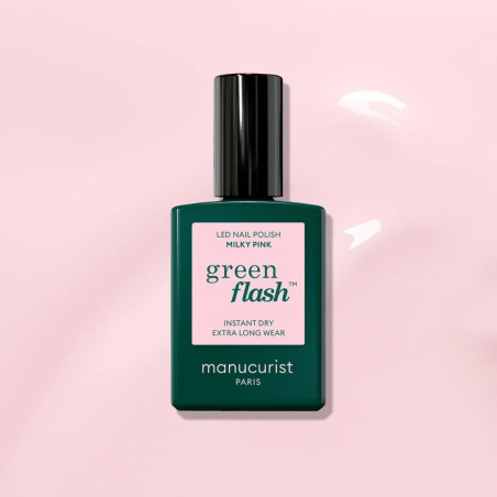 Vernis semi-permanent Green Flash Manucurist – Brillance & formule clean
