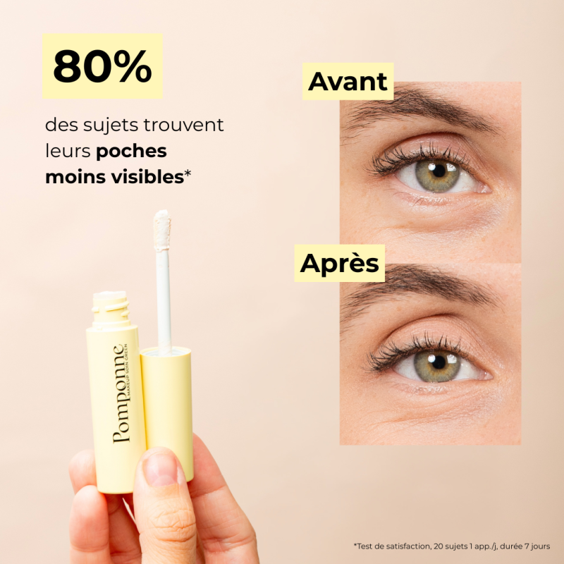 Anti-cernes soin teinté Pomponne – couvrance naturelle & soin contour des yeux