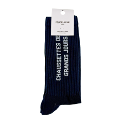 Chaussettes façon sport – Félicie Aussi | Taille 40–45 | Fabriquées en France