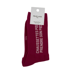 Félicie Aussi - Chaussettes Paillettes Dancing Queen Rose