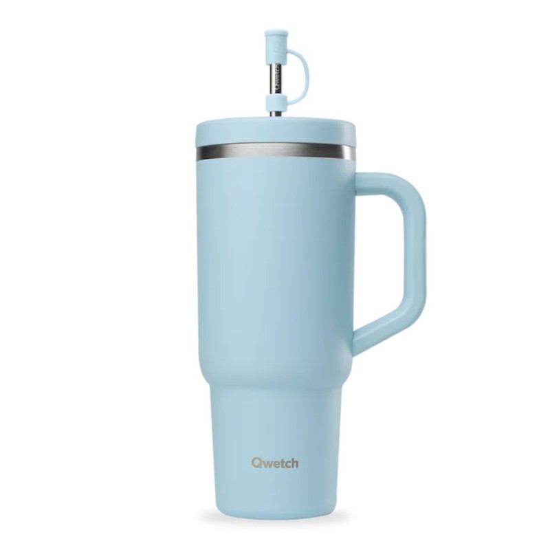 Travel Cup isotherme Matt Sable : gourde nomade 900 mL Qwetch