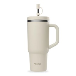 Travel Cup isotherme Matt Sable : gourde nomade 900 mL Qwetch