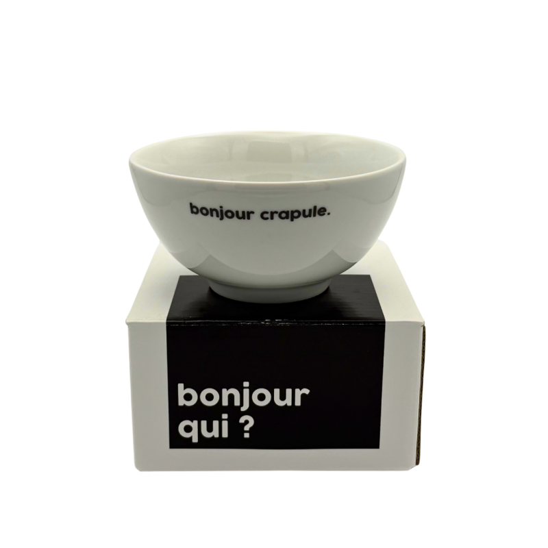 Petit bol en porcelaine Félicie Aussi – design humoristique et usage quotidien