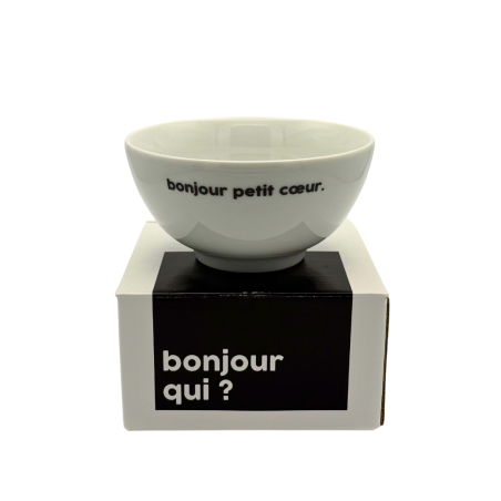 Petit bol en porcelaine Félicie Aussi – design humoristique et usage quotidien