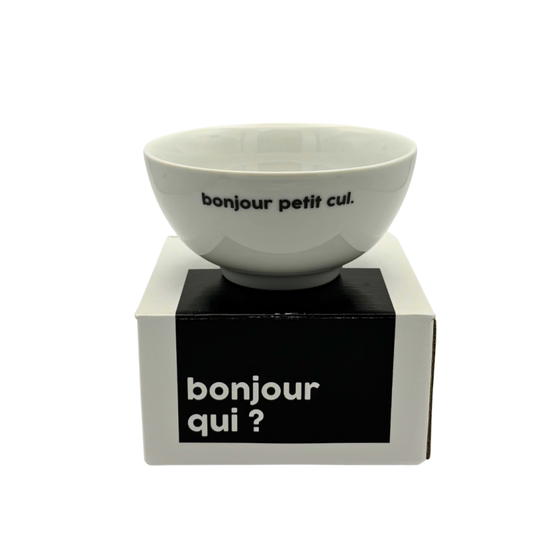 Petit bol en porcelaine Félicie Aussi – design humoristique et usage quotidien