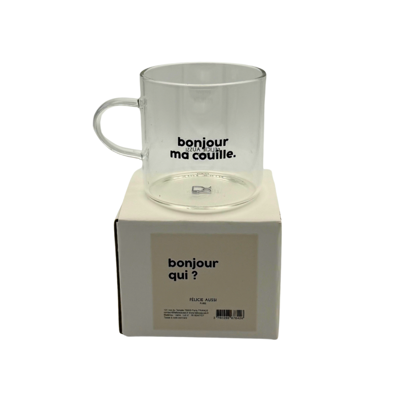 Gobelet message en porcelaine – Félicie Aussi | 300 ml | Made in Europe