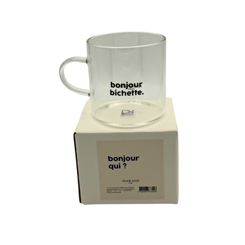 Gobelet message en porcelaine – Félicie Aussi | 300 ml | Made in Europe