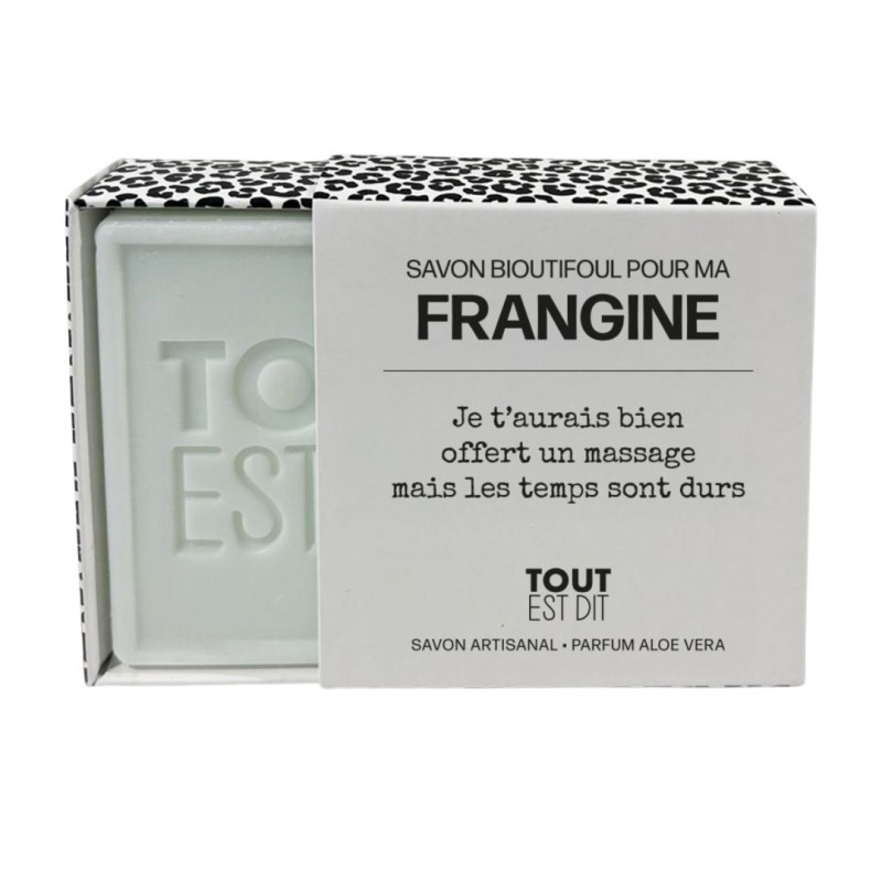 Savon message Tout est dit – savon original et idée cadeau pleine d’humour - Lucie in the R