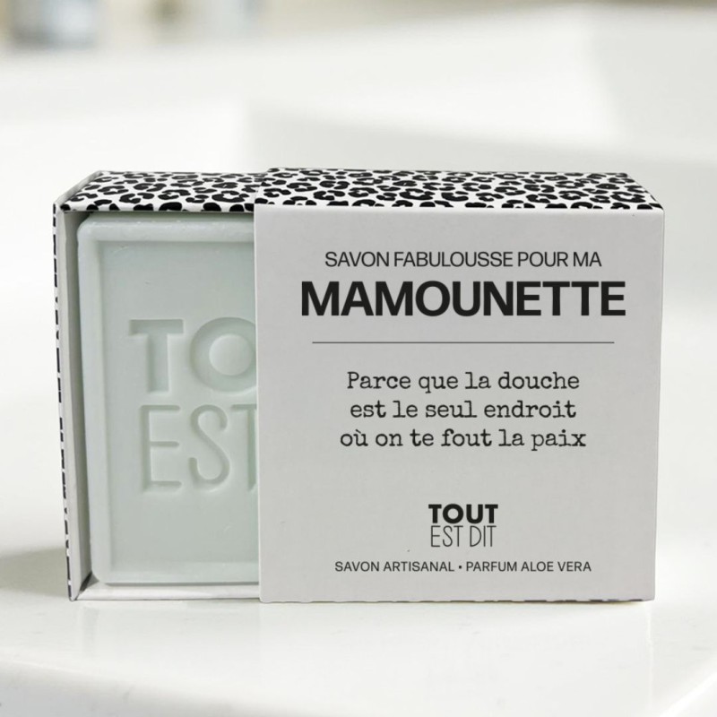 Savon message Tout est dit – savon original et idée cadeau pleine d’humour - Lucie in the R