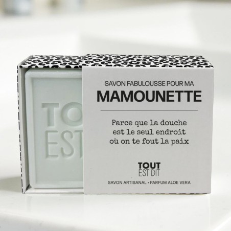 Savon message Tout est dit – savon original et idée cadeau pleine d’humour - Lucie in the R