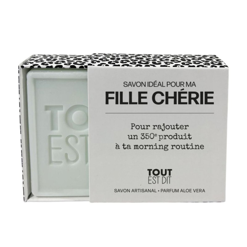 Savon message Tout est dit – savon original et idée cadeau pleine d’humour - Lucie in the R