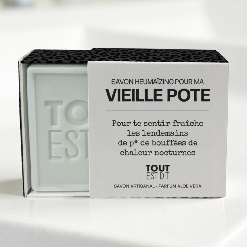 Savon message Tout est dit – savon original et idée cadeau pleine d’humour - Lucie in the R