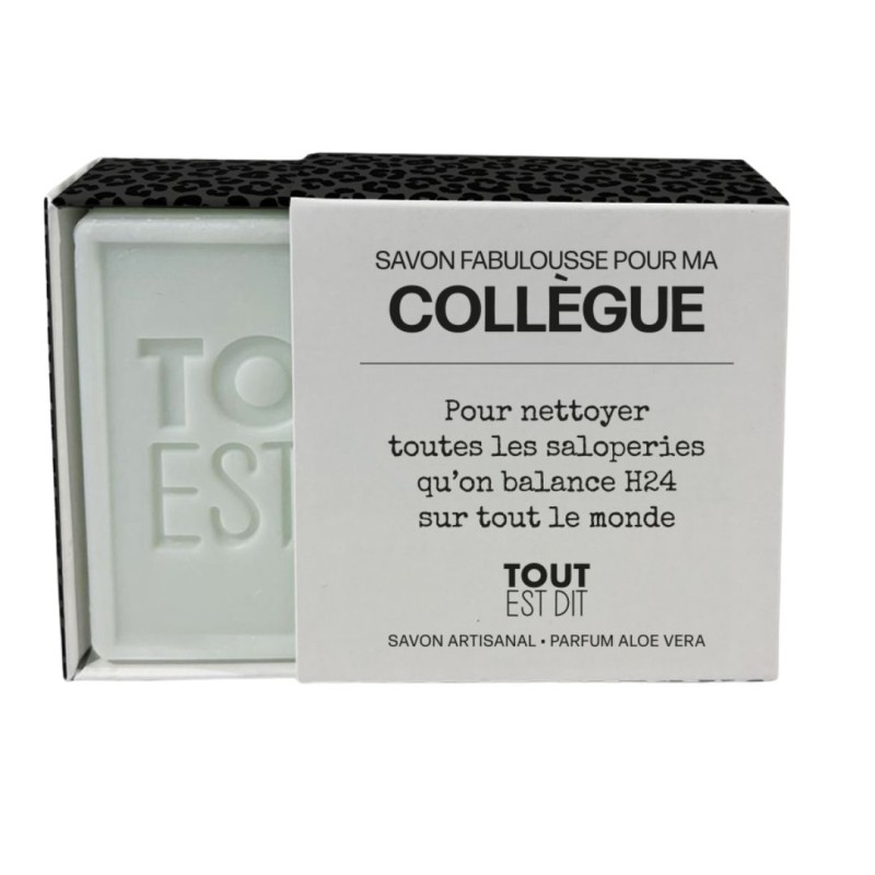 Savon message Tout est dit – savon original et idée cadeau pleine d’humour - Lucie in the R