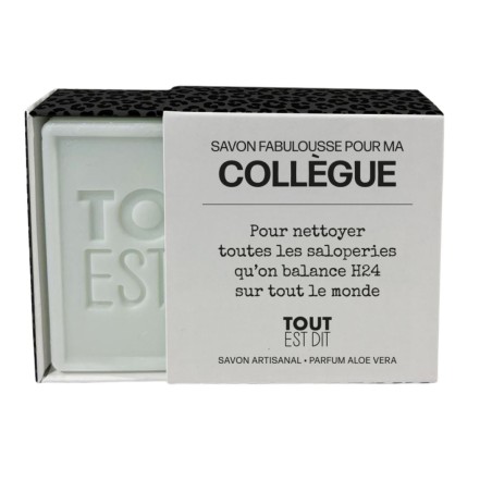 Savon message Tout est dit – savon original et idée cadeau pleine d’humour - Lucie in the R