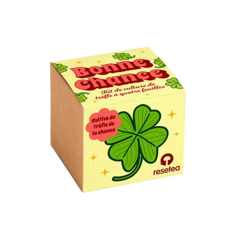 Bonne chance - Kit de culture de trèfle à 4 feuilles - Resetea