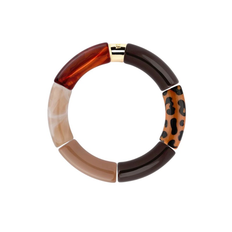 Bracelet Pipoca – Bijou résine ou acrylique & acier doré à l'or fin – Parabaya | Lucie in the R