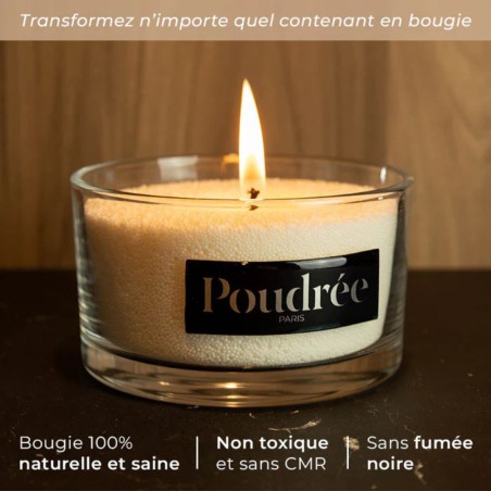 Bougies Poudrée – cire en perles réutilisable & élégante | Lucie in the R