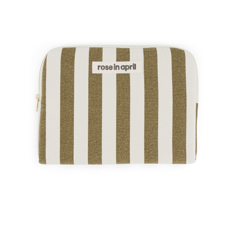 Housse tablette Anouk Rose in April – 20×28 cm coton OEKO‑TEX | Lucie in the R