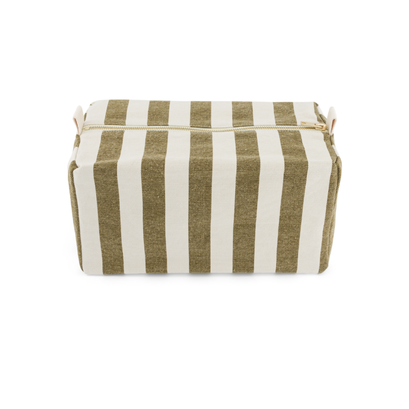 Trousse de toilette Vic Rose in April – 26 × 13 × 12 cm, coton enduit | Lucie in the R