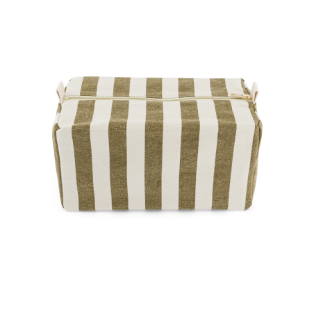 Trousse de toilette Vic Rose in April – 26 × 13 × 12 cm, coton enduit | Lucie in the R