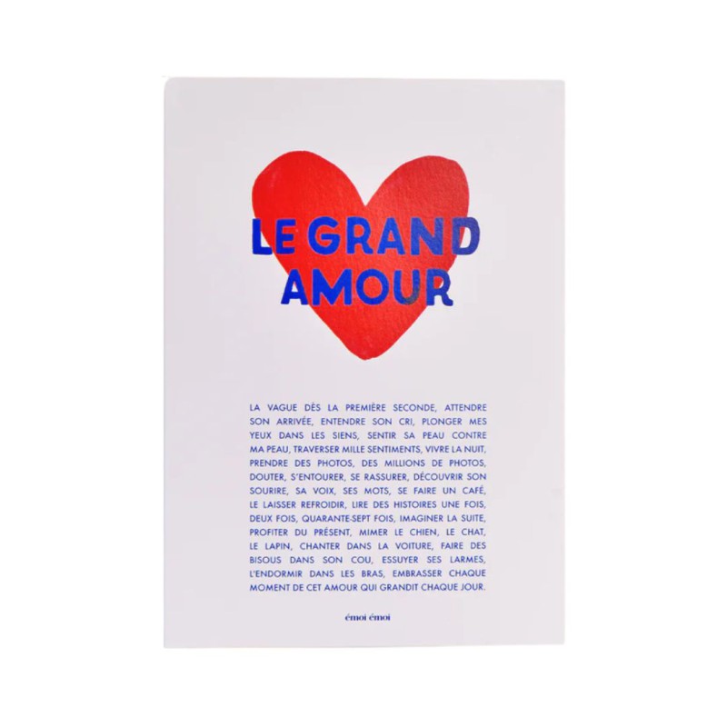 Affiche - Le grand amour - Emoi Emoi