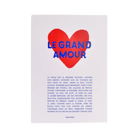 Affiche - Le grand amour - Emoi Emoi