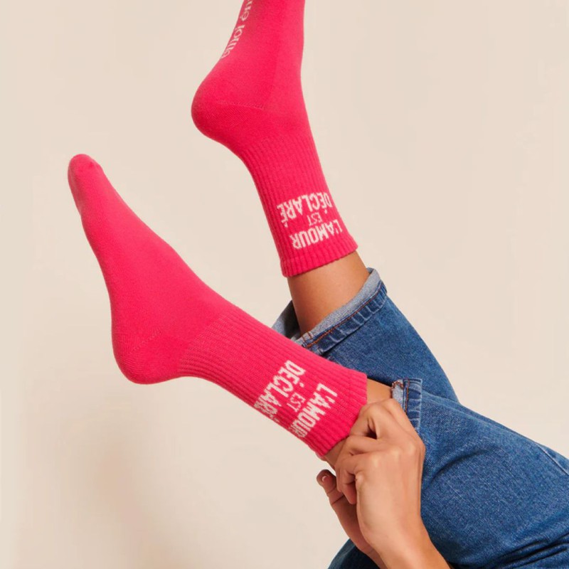 Chaussettes message – Made in France | coton Oeko-Tex & douceur (émoi émoi)