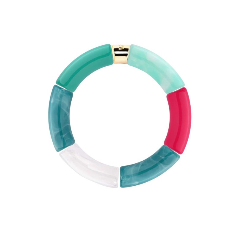 Bracelet Pipoca – Bijou résine ou acrylique & acier doré à l'or fin – Parabaya | Lucie in the R