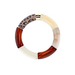 Bracelet Pipoca – Bijou résine ou acrylique & acier doré à l'or fin – Parabaya | Lucie in the R