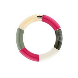 Bracelet Pipoca – Bijou résine ou acrylique & acier doré à l'or fin – Parabaya | Lucie in the R