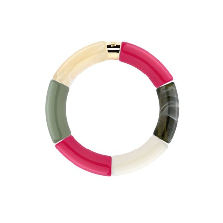 Bracelet Pipoca – Bijou résine ou acrylique & acier doré à l'or fin – Parabaya | Lucie in the R