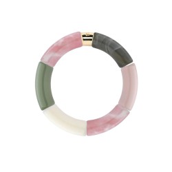 Bracelet Pipoca – Bijou résine ou acrylique & acier doré à l'or fin – Parabaya | Lucie in the R