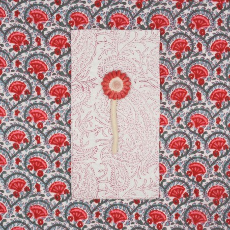 Serviettes en tissu Suzette à Table – Lot de 4 – Coton surcyclé et coloré