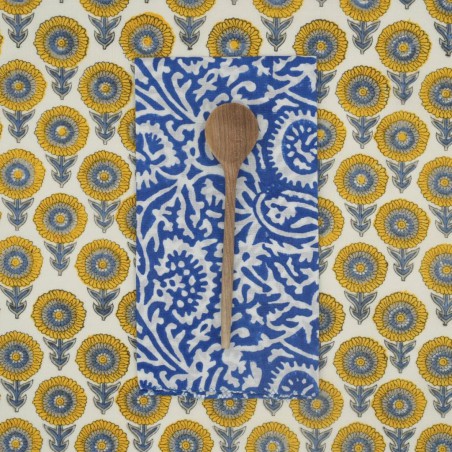 Serviettes en tissu Suzette à Table – Lot de 4 – Coton surcyclé et coloré