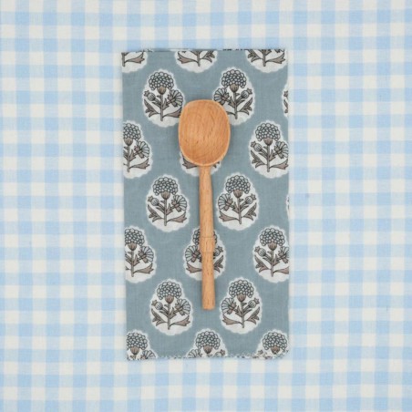 Serviettes en tissu Suzette à Table – Lot de 4 – Coton surcyclé et coloré