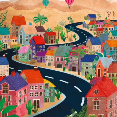 Puzzle 500 pièces - Sur la route - Pieces & Peace