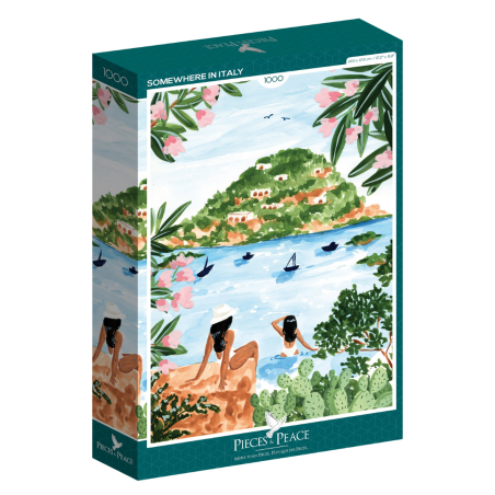 Puzzle1000 pièces - Somewhere in Italy- Pieces & Peace