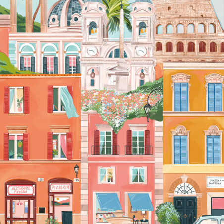 Puzzle - 1000 pièces - Rome - Pieces & Peace