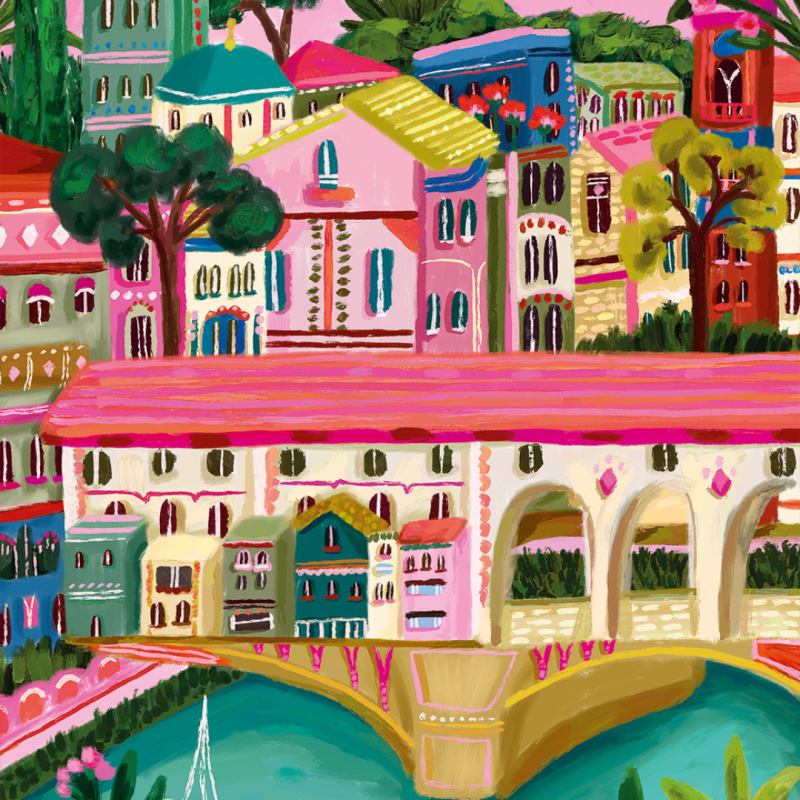 Puzzle 1000 pièces - Florence - Pieces & Peace