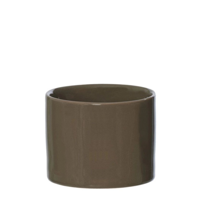 Mug/pot OOhh en céramique brillante taupe – Lübech Living | Lucie in the R
