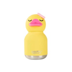 Gourde enfant Mini Bestie Canard Asobu – gourde ludique avec paille | Lucie in the R