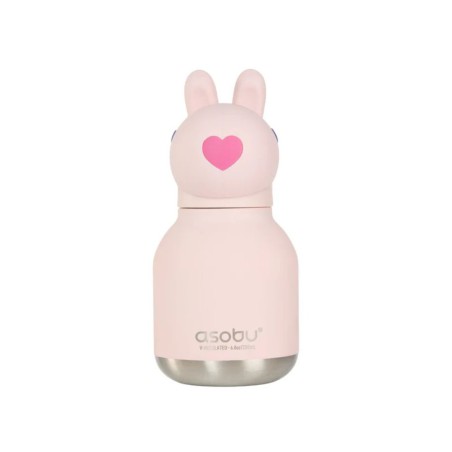 Gourde enfant Mini Bestie Lapin Asobu – gourde ludique avec paille | Lucie in the R
