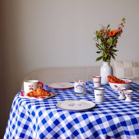 Bougie parfumée gourmande illustrée – ambiance italienne & française | Lucie in the R, Atelier Pistache