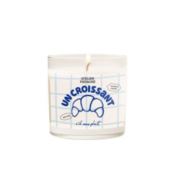 Bougie parfumée gourmande illustrée – ambiance italienne & française | Lucie in the R, Atelier Pistache