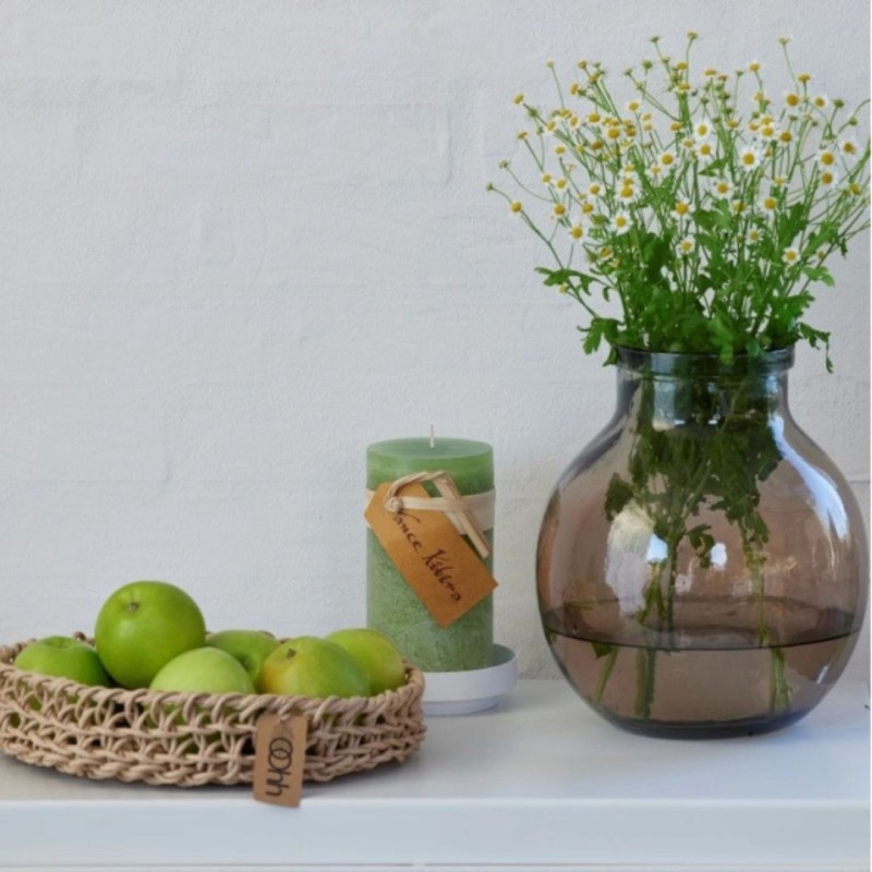 Set 3 paniers en papier recyclé tissé naturel – Lübech Living | rangement durable | Lucie in the R